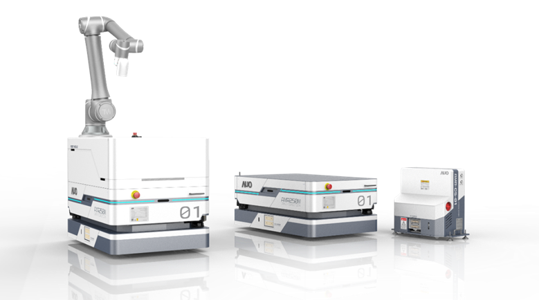 友達數位開發的自主式移動機器人（AMR250M），搭配全向輪並結合AI演算法、2D LiDAR、3D攝影機等技術，協助客戶實現產線全自動化